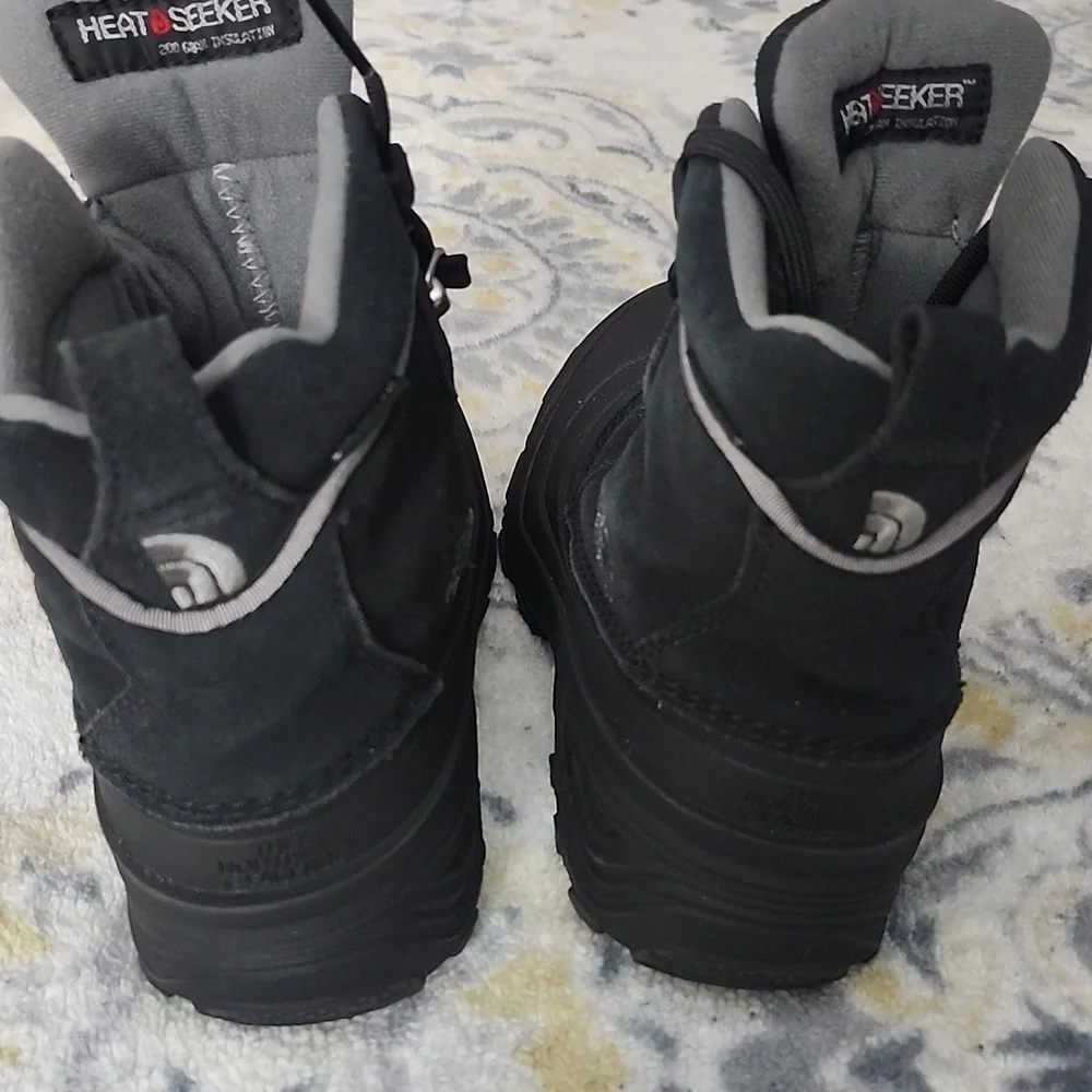 The North Face Black Insulated Winter Boots